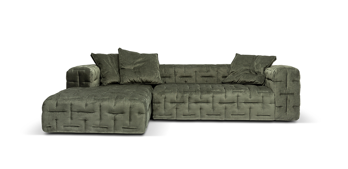 Bob Corner sofa green Stajic