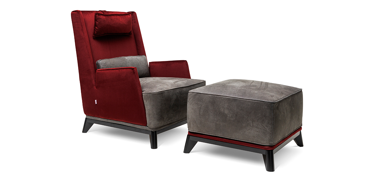 COCO armchair red
